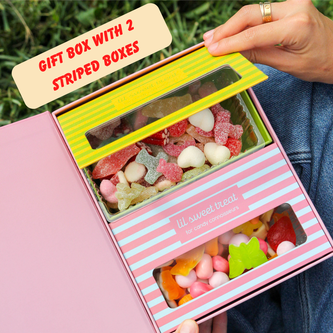 lil sweet treat Limited-Edition Candy Gift Box with Sweet and Sour Gummies