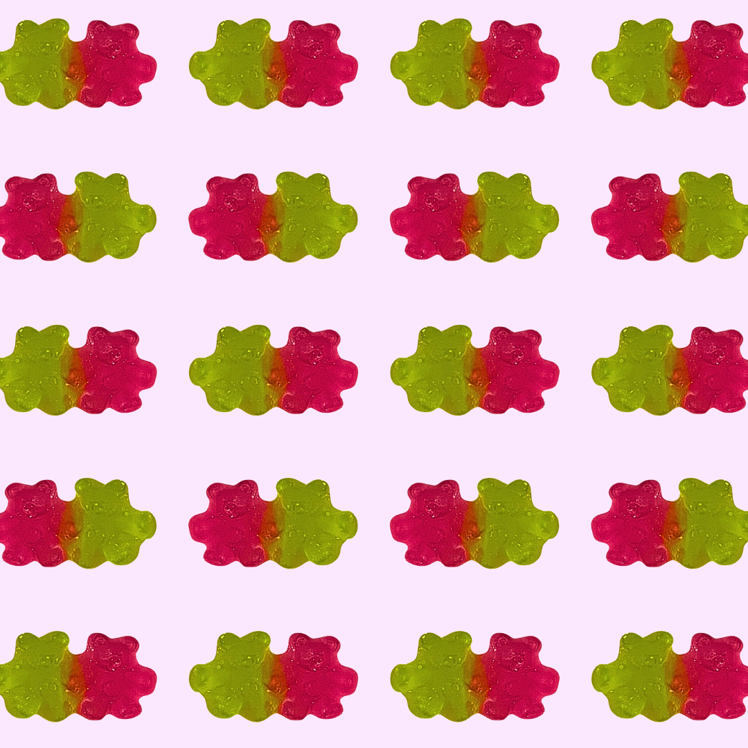 strawberry matcha snuggle bears (lil sweet treat signature) 1lb