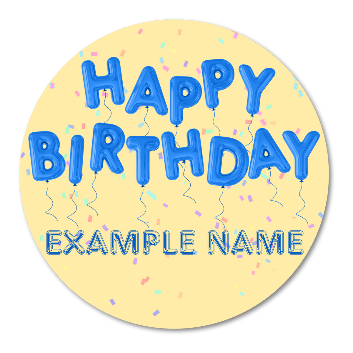 Balloon Pop - Yellow (Circle)
