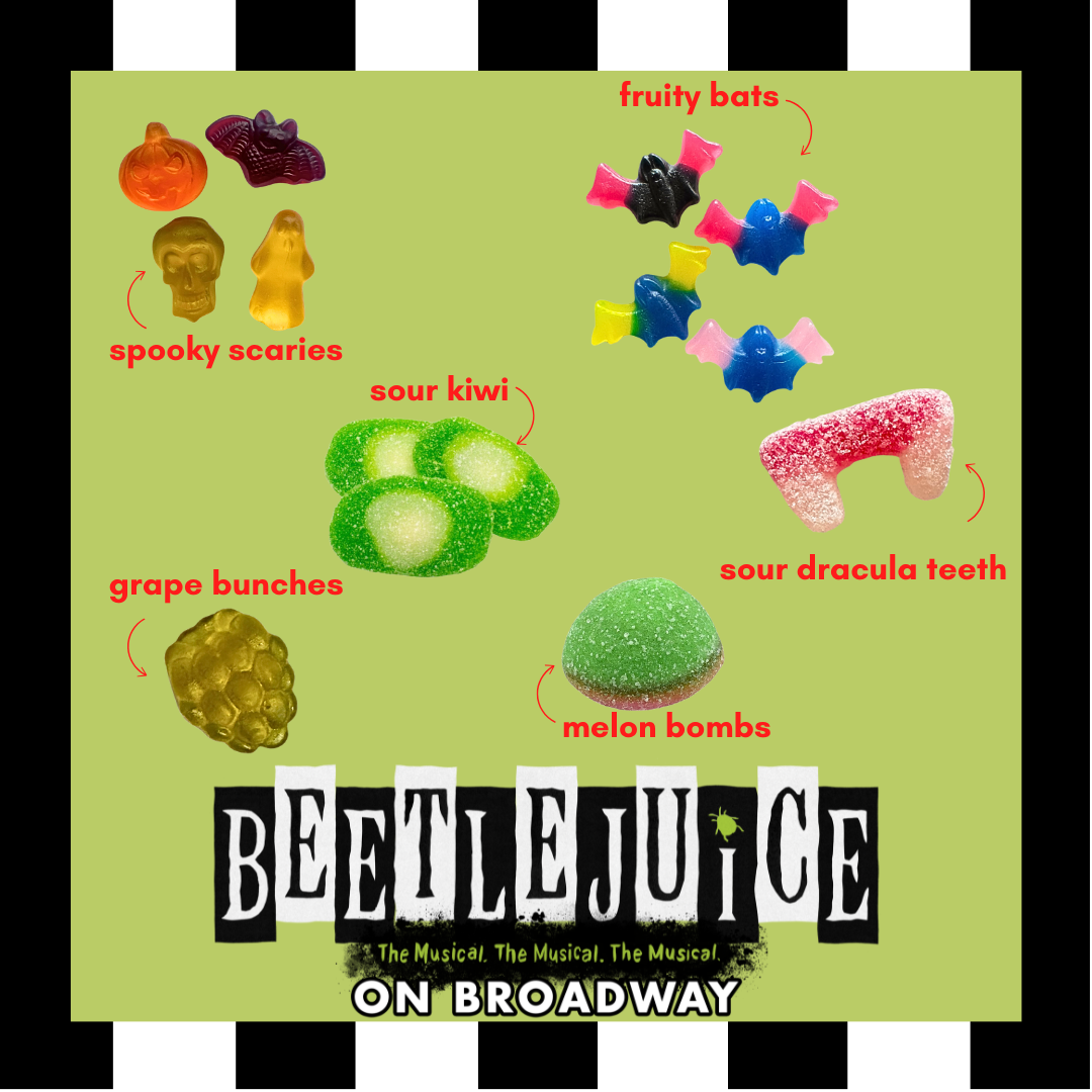 Beetlejuice Beetlejuice Beetlejuice: sweet + sour gummy candy mix (1lb)