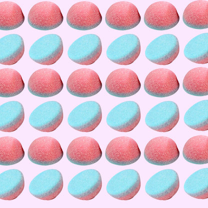 blueberry raspberry bomb gummy candy from Spain