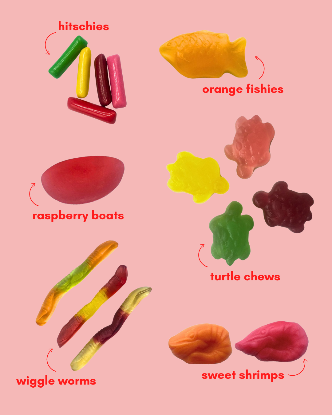 by the shore: gluten-free sweet gummy candy mix