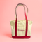 lil sweet treat canvas tote with zipper