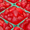 farmers market strawberry rhubarb