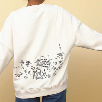 girl dinner crewneck