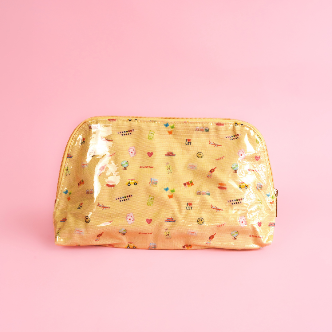Icon Makeup Pouch - Yellow