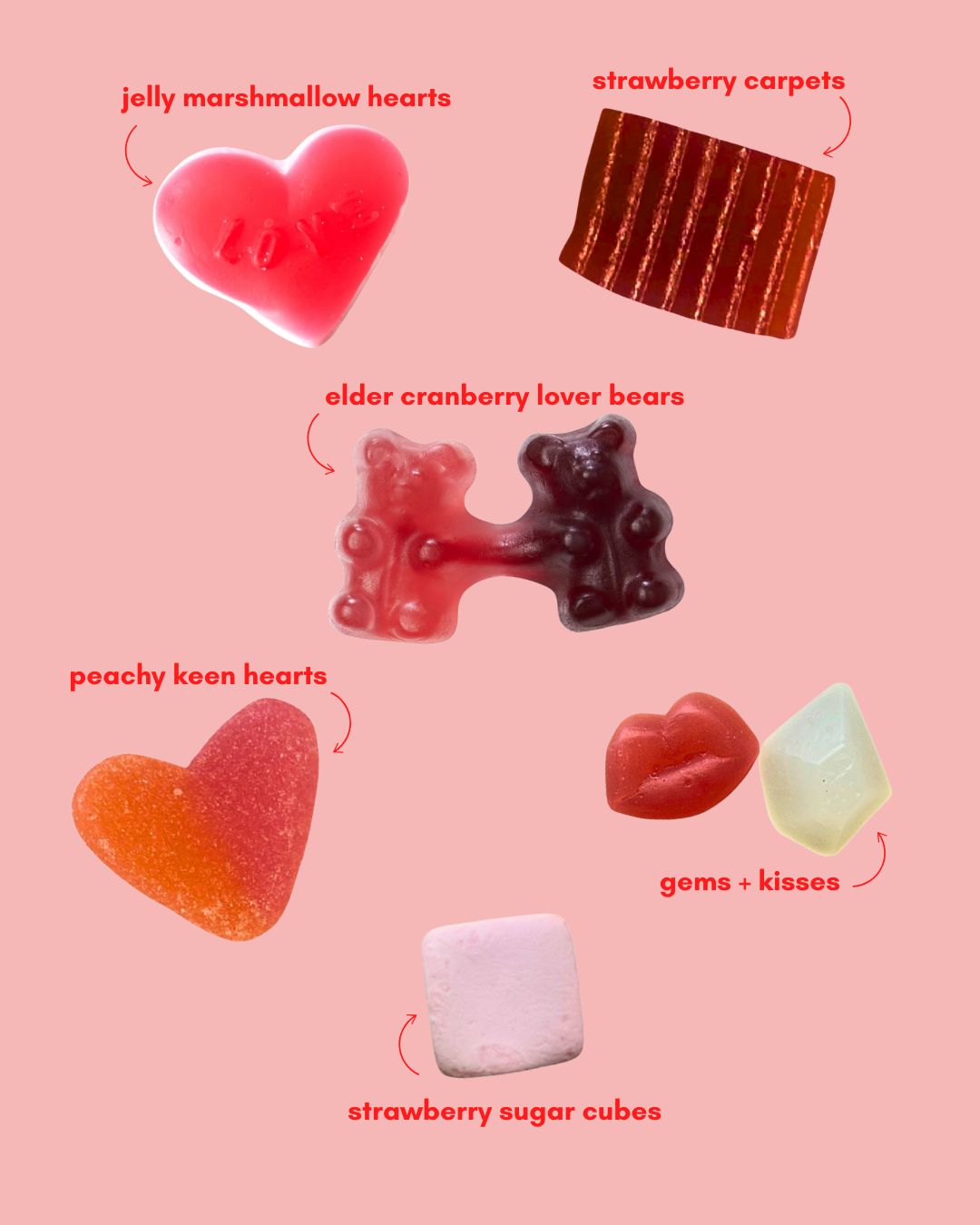 lovers choice: sweet gummy candy mix 