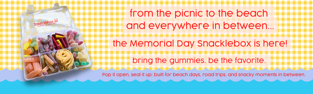 Memorial Day Gummy Candy Snackle Box