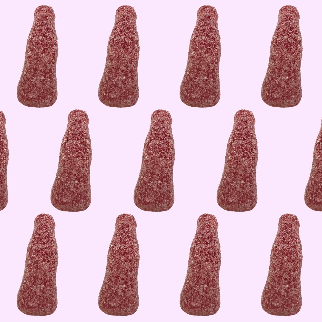 raspberry pucker bottles from Sweden