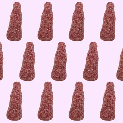 raspberry pucker bottles from Sweden