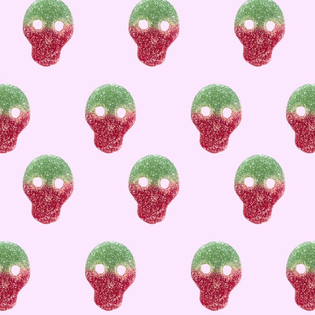 Sour Watermelon Skulls from Sweden