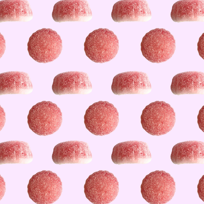 strawberry + cream tarts