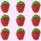 strawberry foam jelly