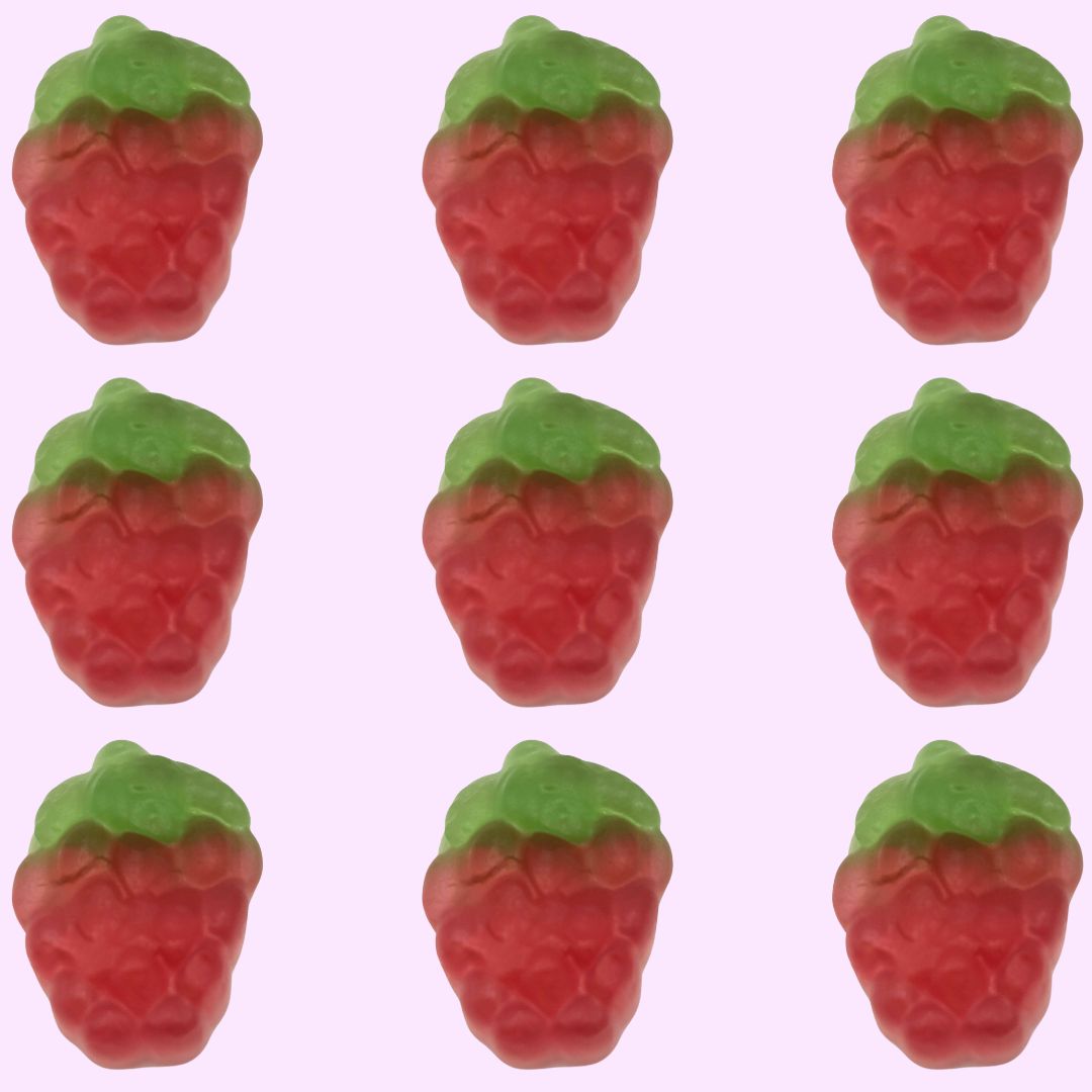 strawberry foam jelly