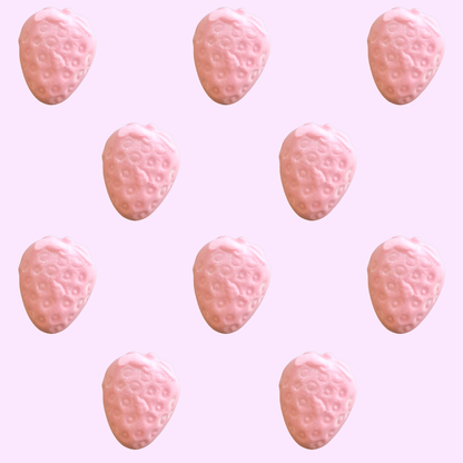 strawberry shaped marshmallows from Sweden