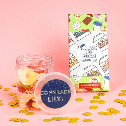 Sweet Send Off: Personalized Graduation Gift Set