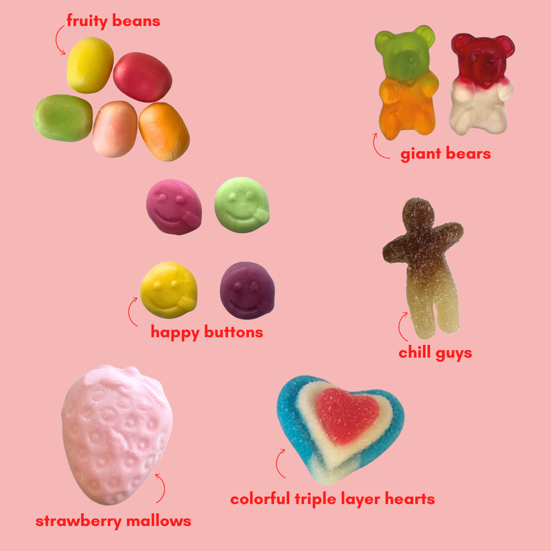 the sweetest get together: gluten-free sweet gummy candy mix (1lb)