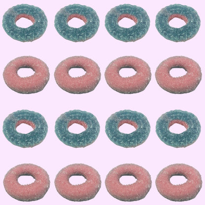 tricolor sour rings from Sweden